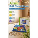Bloomin Ahşap Balık Tutma Oyunu Manyetik Eğitici Oyuncak – Bebekler - Çocuklar İçin El Göz Koordinasyon Oyunu Kutulu