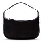 BloominBag Arden Noir Süet Tote Bag Hakiki Deri Kadın Omuz Çantası