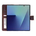 Bloominbag Aurelio Siena Saddle Brown Samsung Galaxy Z Fold7 Cüzdan Kılıf