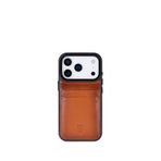 BloominBag Bloomcase Flex Cover Urban Tan Iphone 17 Pro Taba Deri Kartlıklı Telefon Kılıfı