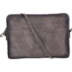 Bloominbag Bloomsleeve Leeds 16 Ash Gray Hakiki Deri Laptop Tablet Kilifi
