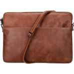 Bloominbag Bloomsleeve Leeds 16 Cognac Brown Hakiki Deri Laptop Tablet Kilifi