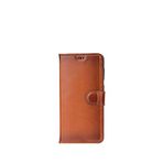 BloominBag Monte Soft Tan Samsung Galaxy S26 Plus Deri Çıkarılabilir Cüzdanlı Telefon Kılıfı