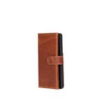 BloominBag Samsung Galaxy S25 Ultra Valeno Mocca Deri Wallet Case 6.9 inç Manyetik Ayrılabilir Cüzdanlı Kahverengi Telefon Kılıfı