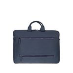 BloominBag Urban Shell Pro 13-14"" Midnight Navy Deri Laptop Macbook Çantası