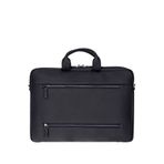 BloominBag Urban Shell Pro 16"" Noir Black Hakiki Deri Laptop Macbook Çantası