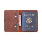 Bloominbag Viaggio Voyager Brown Deri Pasaport Ve Kart Kılıfı