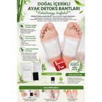 Blooming Plus Premium Detoks Ayak Bandı 10'lu Paket - Doğal Bitkisel İçerikli Toksin Giderici