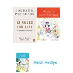 Bloomsbury 12 Rules For Life: An Antidote To Chaos + Alice In Wonderland + Heidi