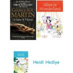 Bloomsbury A Game Of Thrones: Book 1 + Alice In Wonderland + Heidi