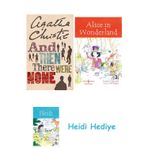 Bloomsbury Agatha Christie - And Then There Were None + Alice In Wonderland + Heidi