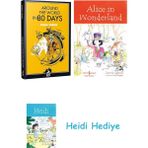 Bloomsbury Around The World In 80 Days + Alice In Wonderland + Heidi