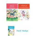 Bloomsbury Black Beauty - Children’s Classic + Alice In Wonderland + Heidi