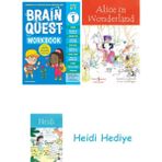 Bloomsbury Brain Quest Workbook: 1st Grade Revised Edition + Alice In Wonderland + Heidi