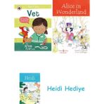 Bloomsbury Busy Day: Vet: An Action Play Book + Alice In Wonderland + Heidi