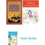 Bloomsbury Classic Tales Of Science Fiction & Fantasy + Alice In Wonderland + Heidi