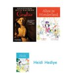 Bloomsbury Coraline 10TH Anniversary Edition + Alice In Wonderland + Heidi