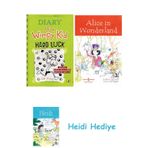 Bloomsbury Diary Of A Wimpy Kid: Hard Luck (Book 8) + Alice In Wonderland + Heidi