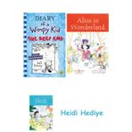 Bloomsbury Diary Of A Wimpy Kid: The Deep End (Book 15) + Alice In Wonderland + Heidi