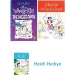 Bloomsbury Diary Of A Wimpy Kid: The Meltdown (Book 13) + Alice In Wonderland + Heidi