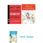 Bloomsbury Everything You Need To Ace Geometry In One Big Fat Notebook + Alice In Wonderland + Heidi