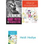 Bloomsbury Harry Potter And The Philosopher's Stone + Alice In Wonderland + Heidi