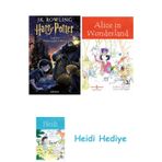 Bloomsbury Harry Potter - Philosopher Stone + Alice In Wonderland + Heidi