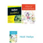 Bloomsbury Italian For Dummies + Alice In Wonderland + Heidi