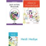 Bloomsbury Jack And The Beanstalk: Level 1 + Alice In Wonderland + Heidi