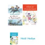 Bloomsbury Kum Adam ile Kaplumbağalar + Alice In Wonderland + Heidi