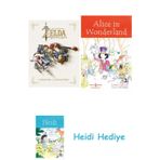 Bloomsbury Legend Of Zelda, The: Breath Of The Wild - Creating A Champion + Alice In Wonderland + Heidi