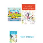 Bloomsbury Little World: In The City: A Push-And-Pull Adventure + Alice In Wonderland + Heidi