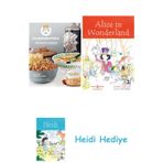 Bloomsbury Overwatch: The Official Cookbook + Alice In Wonderland + Heidi