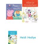 Bloomsbury Peppa Pig - Goes To Hospital + Alice In Wonderland + Heidi