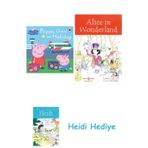 Bloomsbury Peppa Pig: Peppa Goes On Holiday + Alice In Wonderland + Heidi