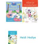 Bloomsbury Peppa Pig: Peppa’s Holiday Fun Sticker Book + Alice In Wonderland + Heidi