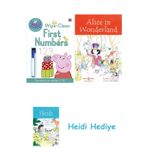 Bloomsbury Peppa Pig: Practise With Peppa: Wipe-Clean First Numbers + Alice In Wonderland + Heidi