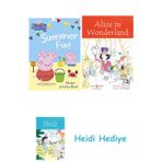 Bloomsbury Peppa Pig: Summer Fun! Sticker Activity Book + Alice In Wonderland + Heidi