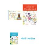 Bloomsbury Peter Rabbit Finger Puppet Book + Alice In Wonderland + Heidi