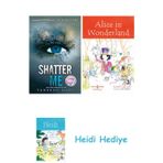 Bloomsbury Shatter Me: 1 + Alice In Wonderland + Heidi