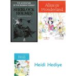 Bloomsbury Sherlock Holmes: The Adventure Of The Resident Patient + Alice In Wonderland + Heidi