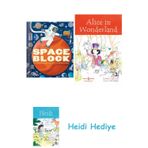 Bloomsbury Spaceblock (An Abrams Block Book) + Alice In Wonderland + Heidi