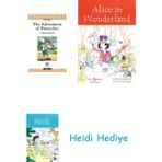 Bloomsbury The Adventures Of Pinocchio: Stage 2 Books + Alice In Wonderland + Heidi