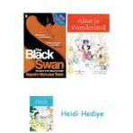 Bloomsbury The Black Swan : The Impact Of The Highly Improbable + Alice In Wonderland + Heidi