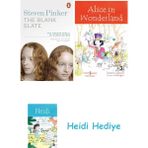 Bloomsbury The Blank Slate: The Modern Denial Of Human Nature + Alice In Wonderland + Heidi