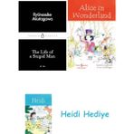 Bloomsbury The Life Of A Stupid Man + Alice In Wonderland + Heidi