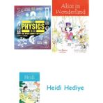 Bloomsbury The Physics Book: Big Ideas Simply Explained + Alice In Wonderland + Heidi