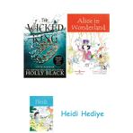 Bloomsbury The Wicked King (The Folk Of The Air #2) + Alice In Wonderland + Heidi