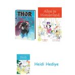 Bloomsbury Thor By Jason Aaron Omnibus Vol.1 + Alice In Wonderland + Heidi