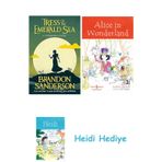Bloomsbury Tress Of The Emerald Sea: A Cosmere Novel + Alice In Wonderland + Heidi